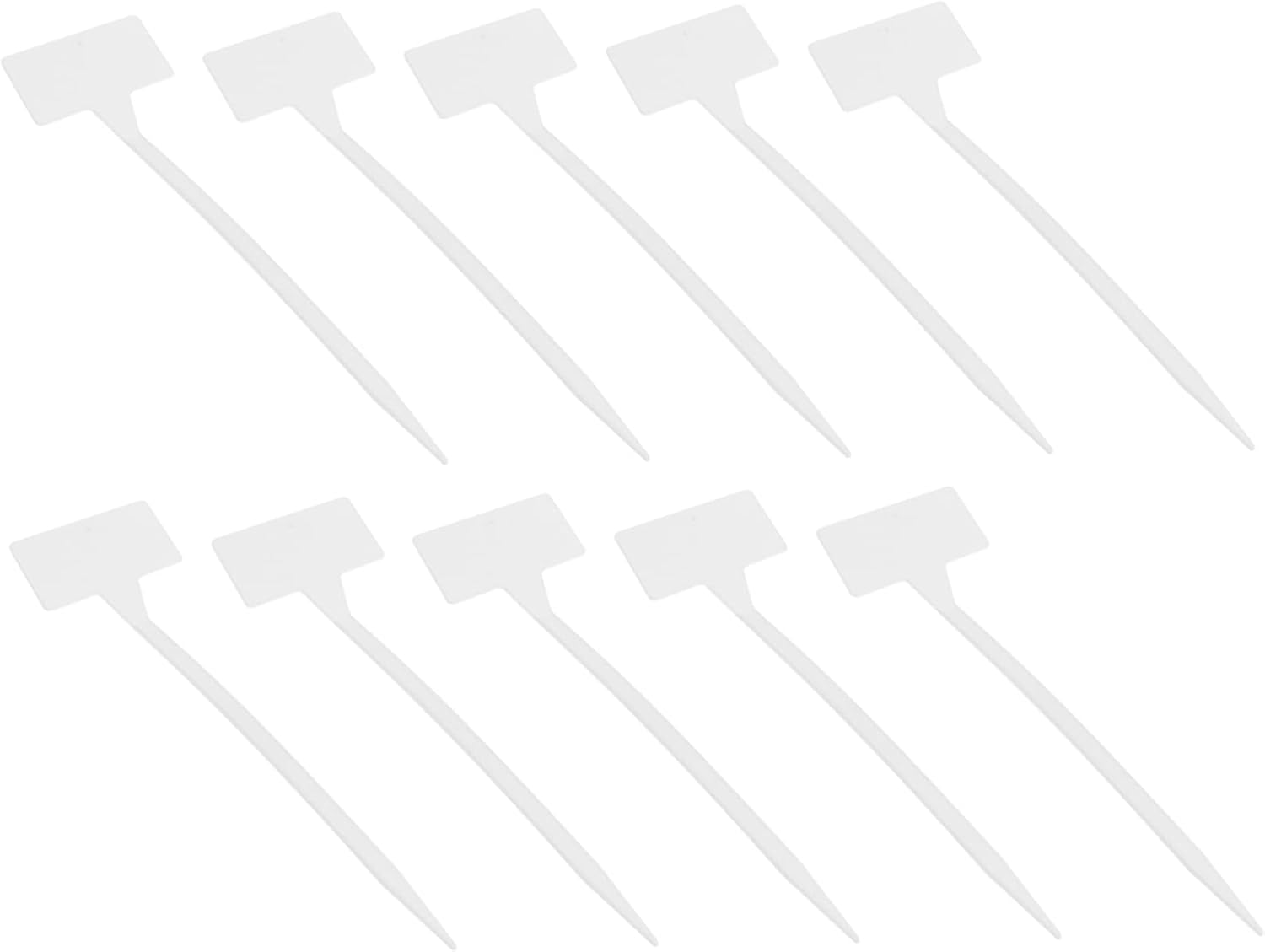 Gogogmee 10Pcs Plant Labels Nursery Garden Tags Markers Garden Insert Tag Re-Usable Plant Labels for Outdoor Product And