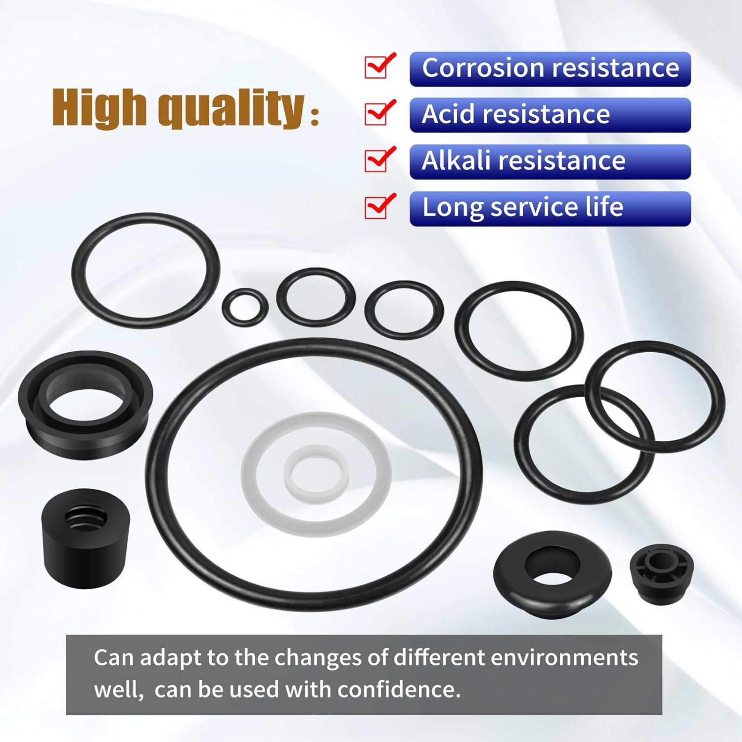 O-Ring and Seal Service Kit Compatible with Trail-A-Mate Red Jack image number 1
