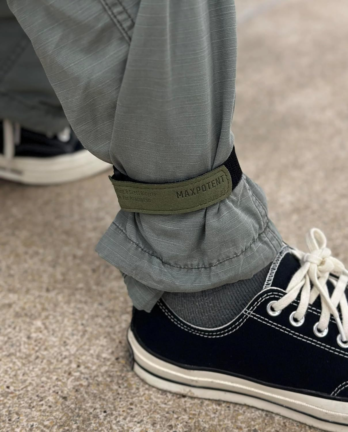 Magic Fastening Management Straps, Reusable Hook and Loop Cable Cord Organizer Ties, Multipurpose Elastic Leg Straps for Outdoor Activities, Elastic Ankle Safety Bands for Cycling（Blue） image number 4