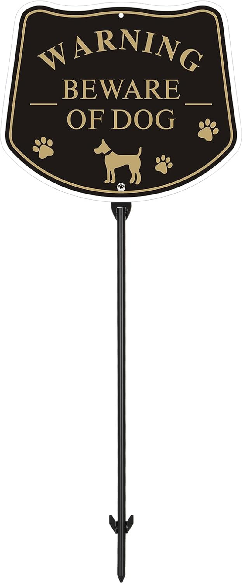 Pack of 4 Metal Yard Sign Stakes, Length 16.5 Inches Thickness 0.3 Inches for Ground Yard Lawn, Rust, Wind & Dust Resistant Sturdy Metal Stake, Not Easy to Shake, Color Available (Black) - Green image number 6