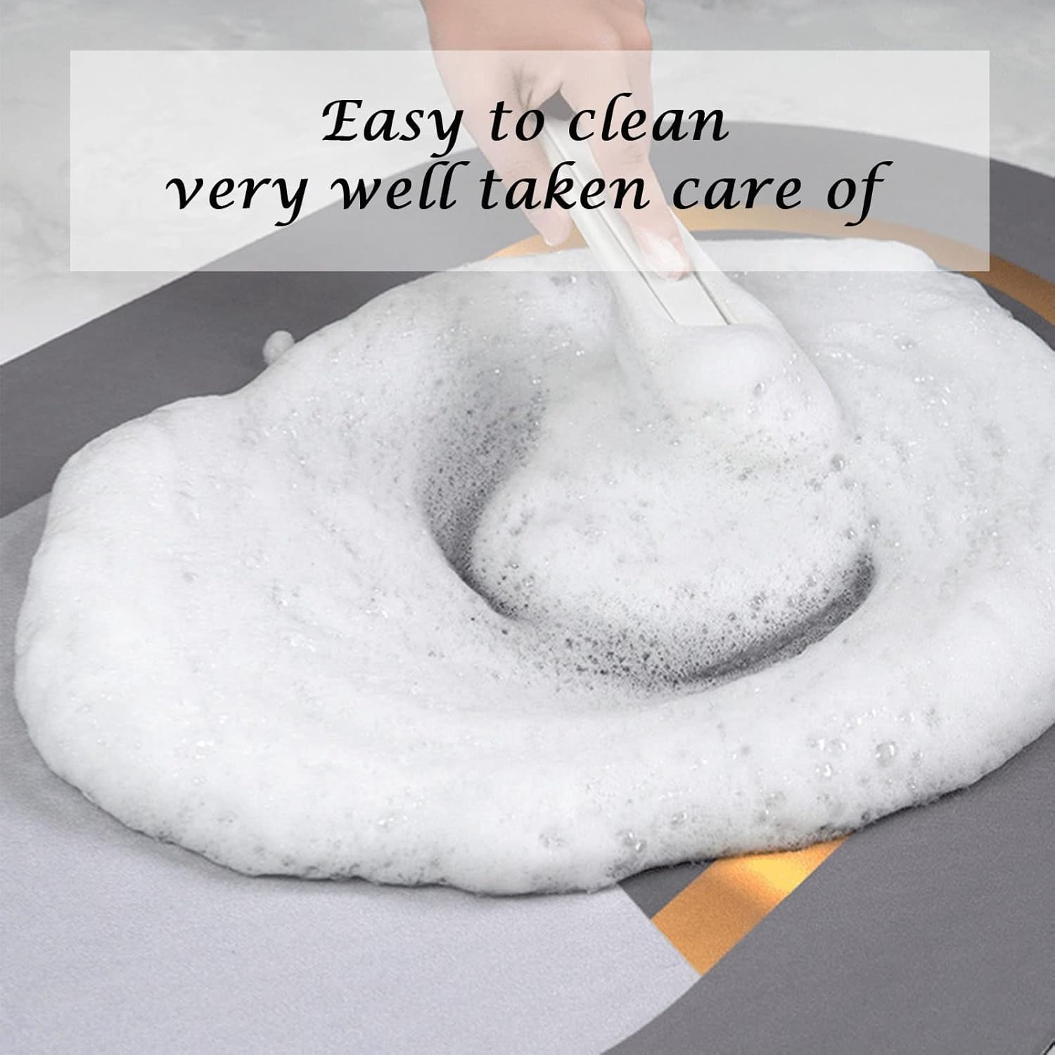 Door Mat,Bathroom Rugs,Bath Mats for Bathroom,40X60Cm Non Slip-Bathroom Mats,Quick to Dry Water and Easy to Clean Up image number 2