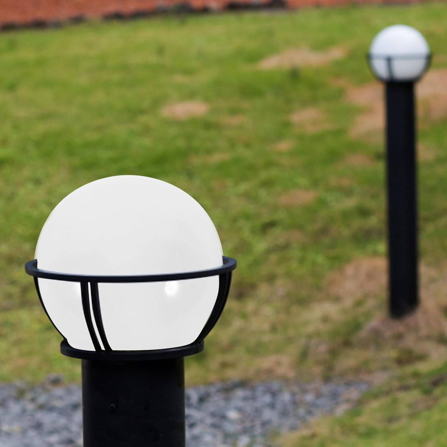 Ball Lampshade Acrylic Globe Lampshade for Wall Sconces (150Mm Diameter) Replacement Light Globes Fixture Replacement Globes Shades round Globe Lamp Shade Post Fan Decorate Frosted image number 4