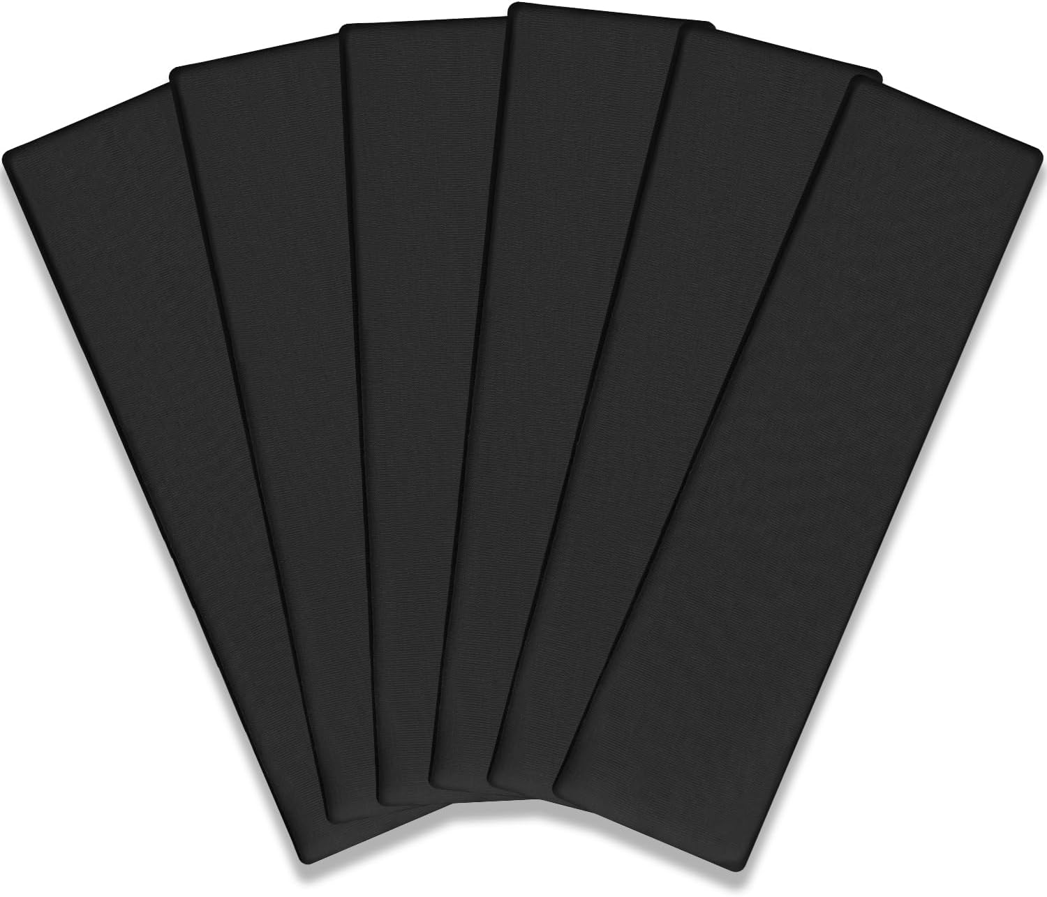 IVARYSS Workout Headbands for Women Non Slip, Premium Stretchy Soft Fabric Head Bands for Women'S Hair, Wear for Yoga, Running, Sport, 6 Pack