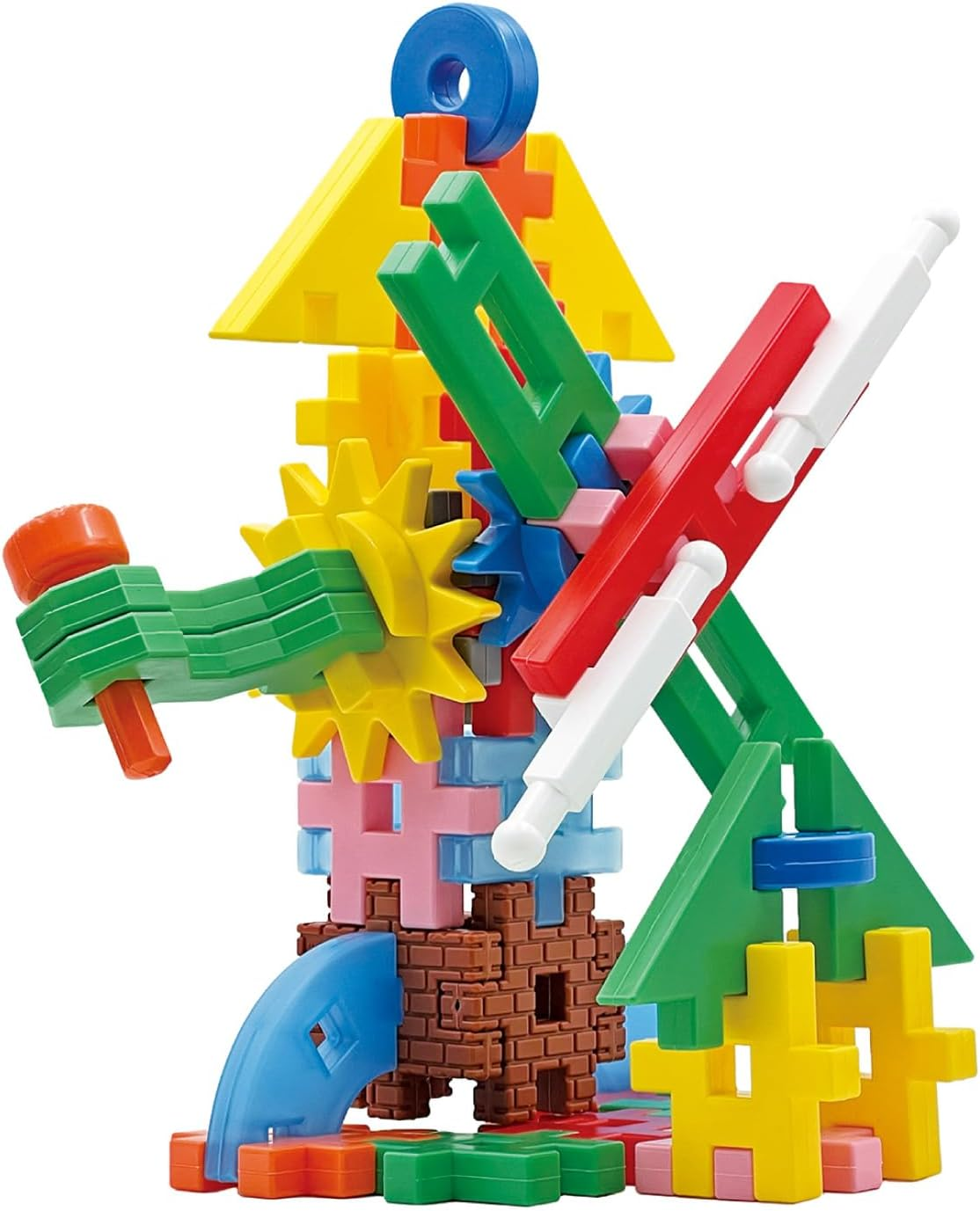 Gakken 83778 New Block All Stars DX (Ages 2 and Up), 35 Types, 160 Parts image number 1