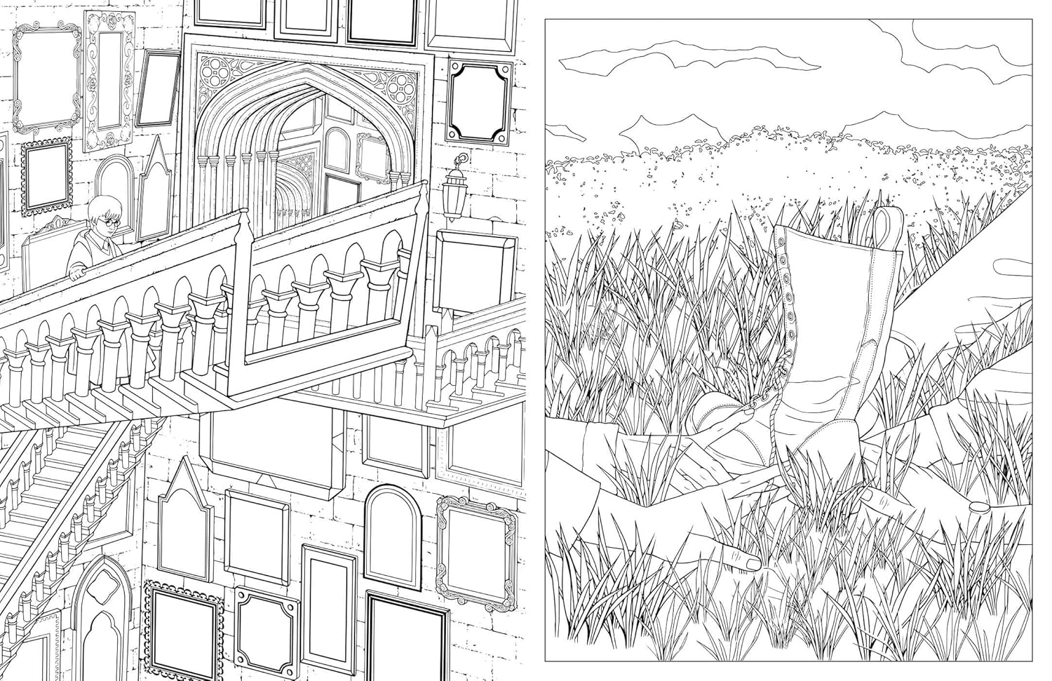 Harry Potter: Travels through the Wizarding World: an Official Coloring Book