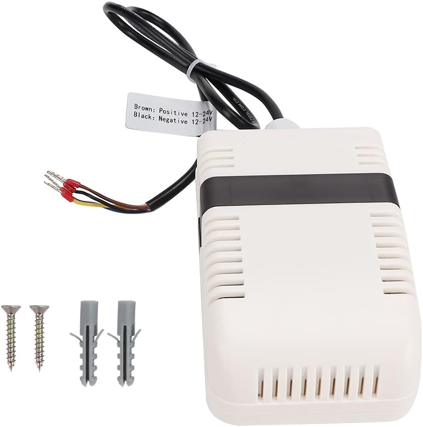 PM2.5 PM10 Transmitter Dust Detector Sensor Air Quality Monitoring Black Oil-Proof Waterproof Stable Signal