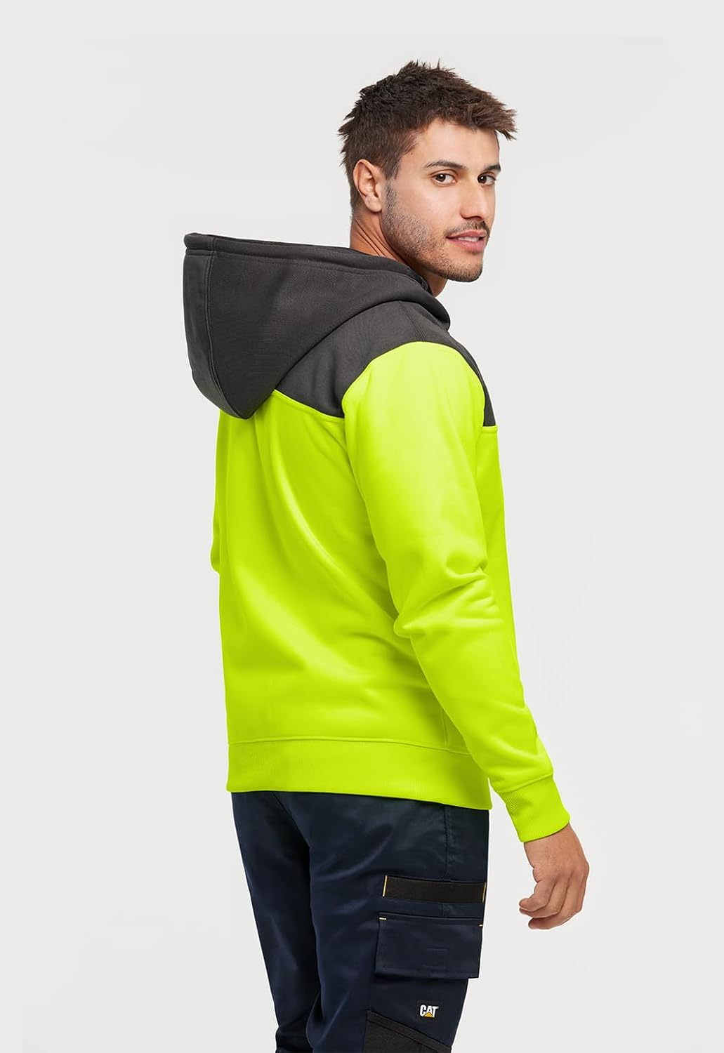 Caterpillar Men'S Hi Vis Hoodie image number 1