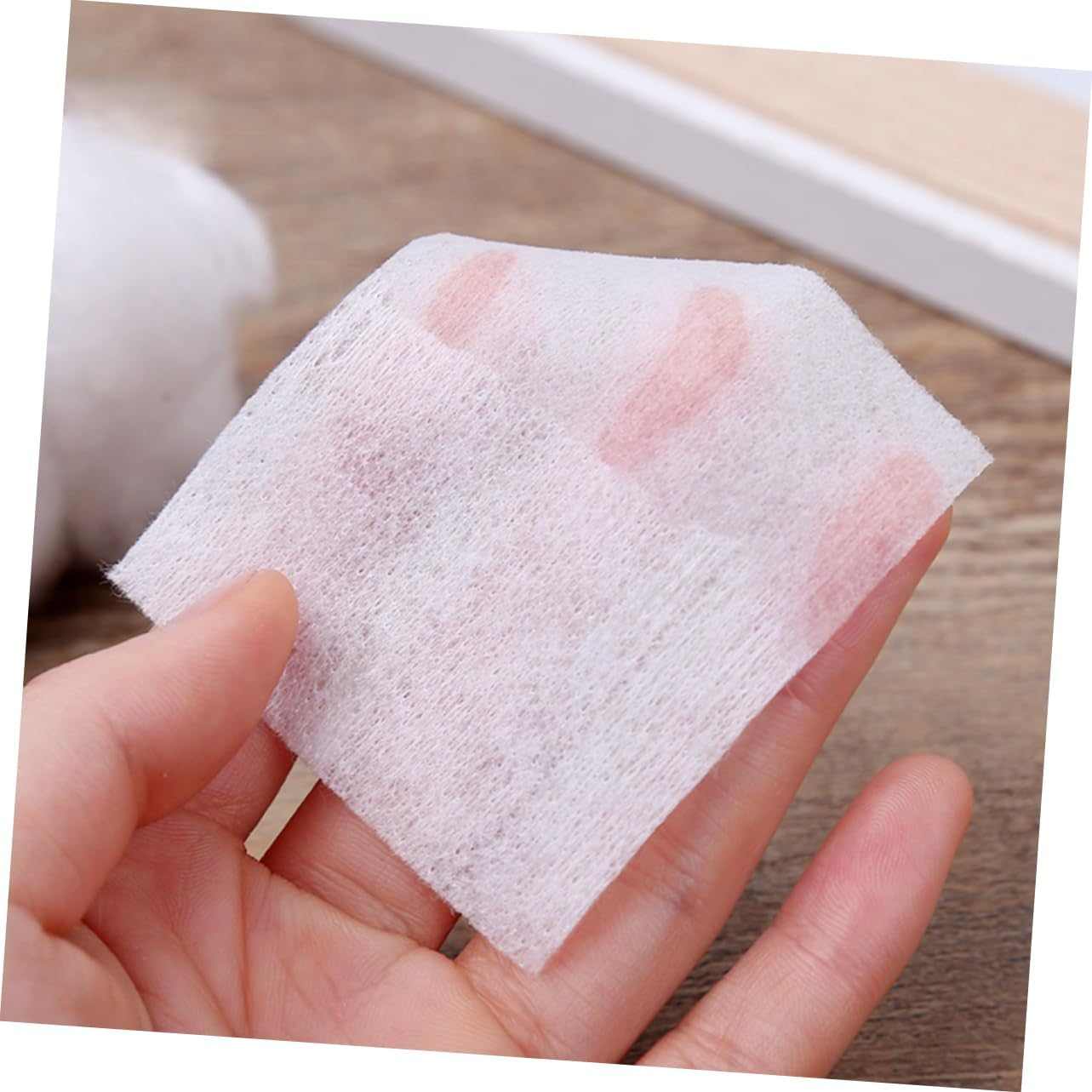 400Pcs Makeup Facial Cotton Pads Soft Absorbent Perfect for Make up Removal Cleaning image number 2