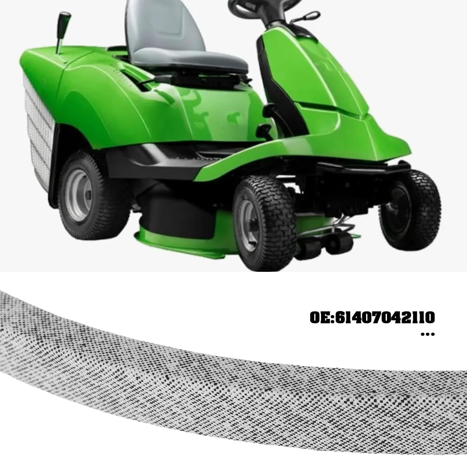 Lawn Mower Triangular Conveyor Belt 1/2X53Inch 61407042110 Compatible with VIKING MR4082 image number 4