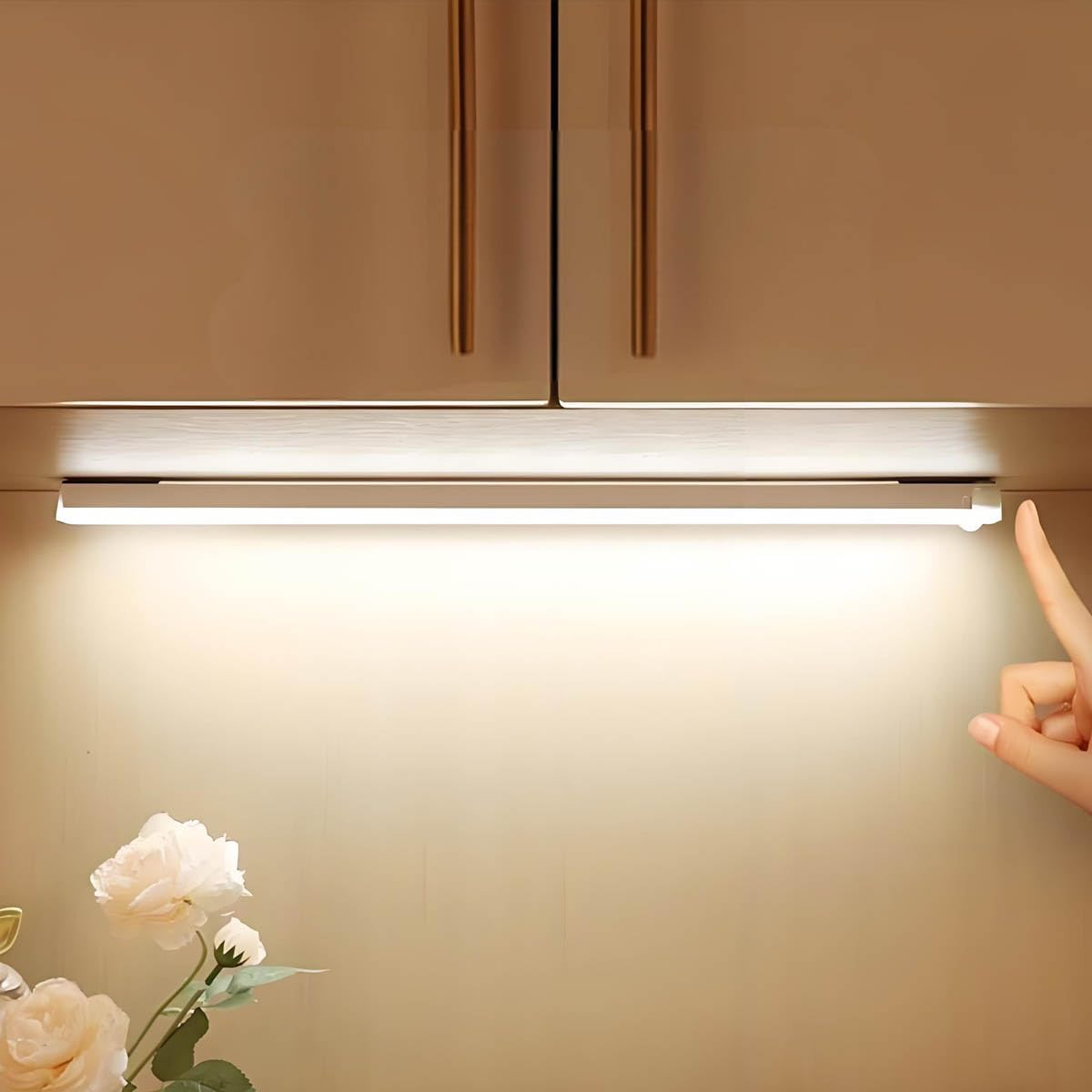 Led Strip Lights,Adhesive Led Lighs,Led Light Strips,Motion Sensor Light,Stick on Strip USB Lights,Night Light,Cabinet,Wall Light,Pack of 2Pieces (White Light,20Cm) image number 2