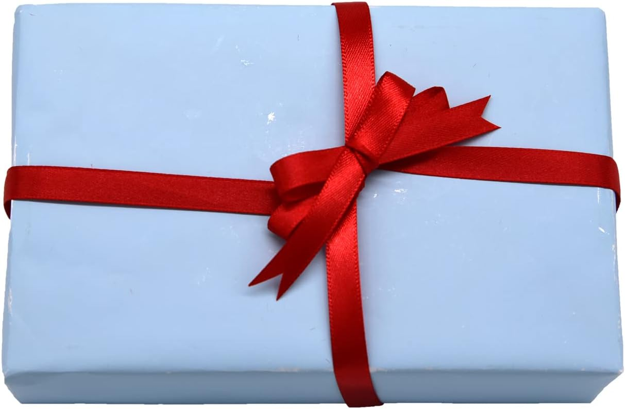 3/8 Inch Red Satin Ribbon Double Face Grosgrain Ribbon 25 Yards Ribbon for Hair Bows, Christmas Crafts, Wedding, Balloons, Sewing, Floral Bouquet - Red image number 5