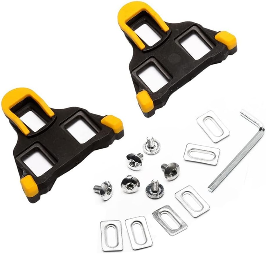 Shoes Road Self-Locking Bike Cycling Pedal Cleats Set for SM-SH11 SPD-SL 2Pcs - Red (2Pcs) image number 6