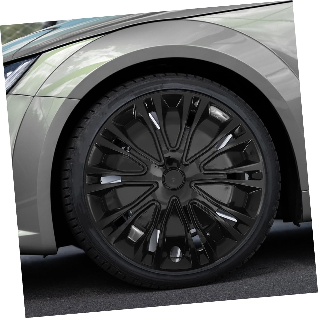 DINHEAROM Wheel Cover Replacement Stylish Wheel Rim Covers for Enhanced Vehicle Appearance Easy to Install Modern Design Fit for Cars image number 6