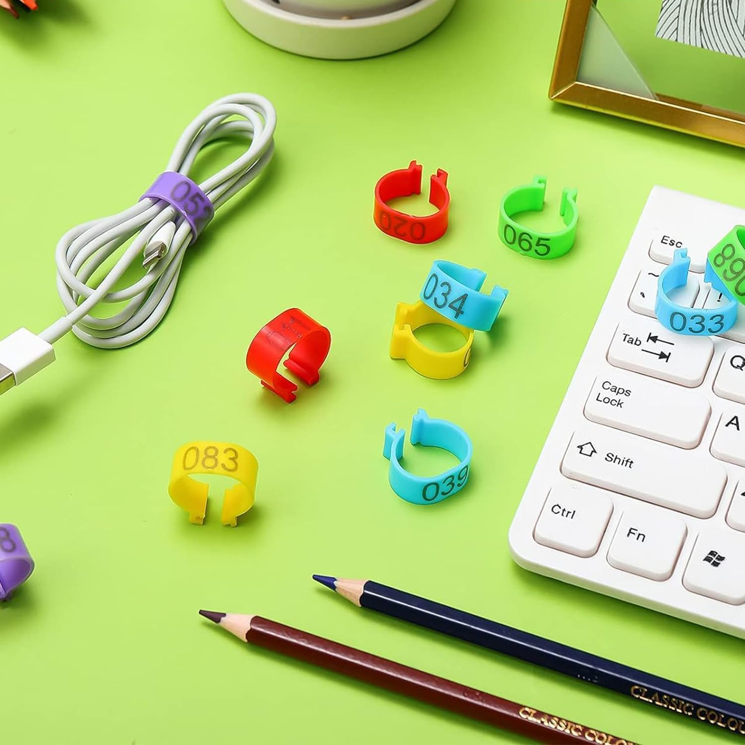 Chickenidentificationleg Bands,100Pcschicken Leg Rings,Chicken Thigh Ring Clip,Numbered Chicken Leg Rings,Numberedchickenidentification Legbands,Chickensduckslegrings,Chicken Leg Bands Rings image number 3