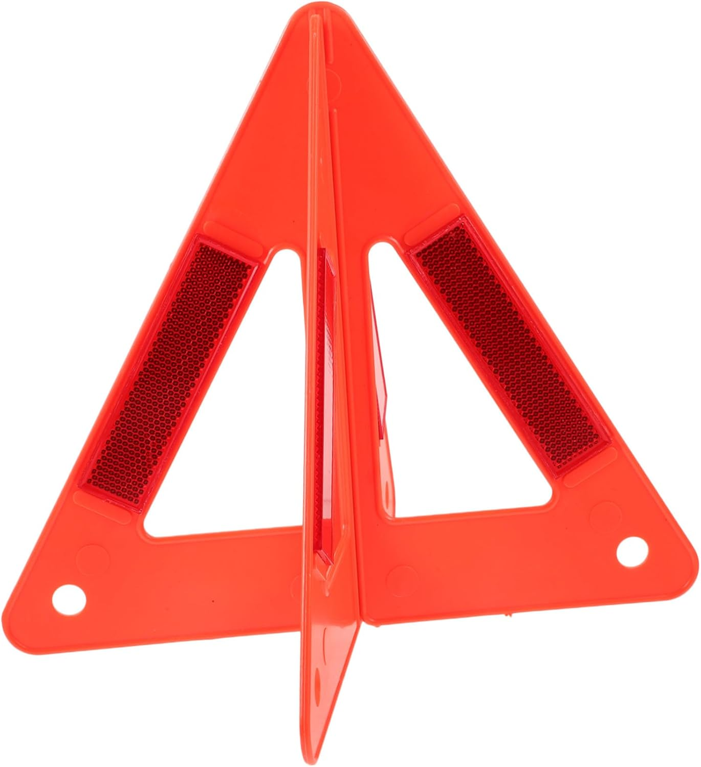 Gatuida Folding Reflective Warning Triangle for Roadside Emergencies Sturdy Emergency Safety Triangle with High Visibility Reflectors Portable Car Breakdown Sign for Night and Bad Weather image number 3