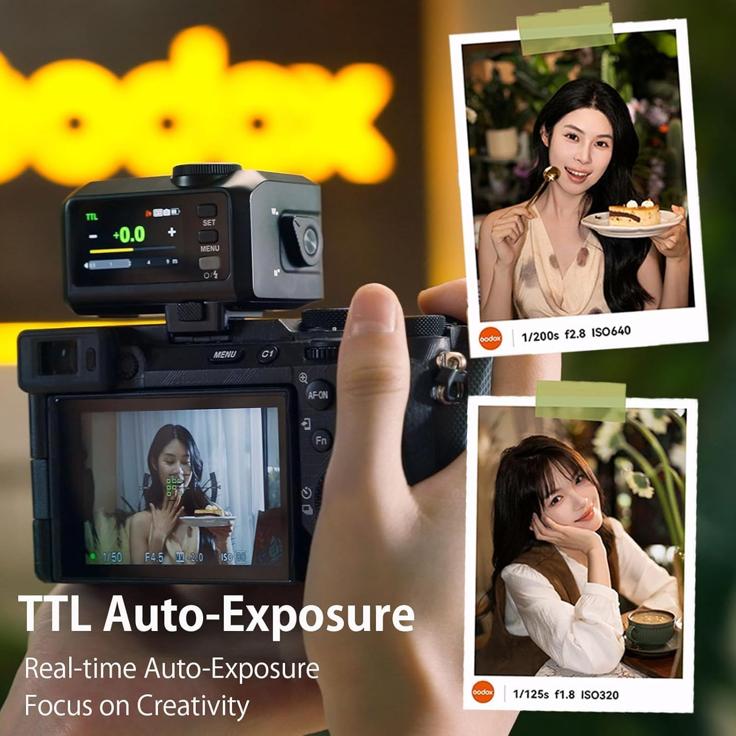 Godox It30Pro S TTL Mini Flash for Sony Camera, Godox It30 Pro S 2.4G HSS 1/8000S TTL Wireless Flash Compatible with Sony A7III A7IV A7R A7S A7 A7-II A7-III A7R-II A7R-III A6400 A6300 A6000 (Black) - Silver image number 6