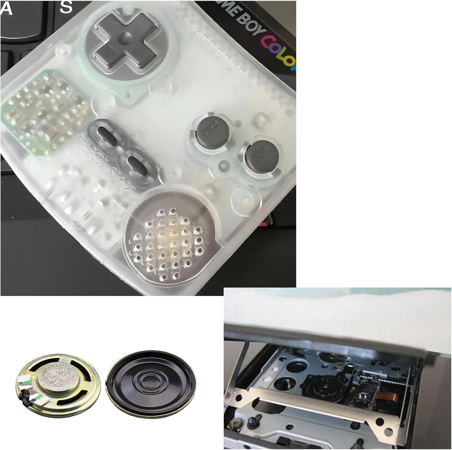 10Pcs 23Mm 8 Ohms 0.5W Inner Speaker Loudspeaker Compatible with Legency Game Boy Color,Advance GBA,GBC Game Console Replacement Repair Parts image number 1
