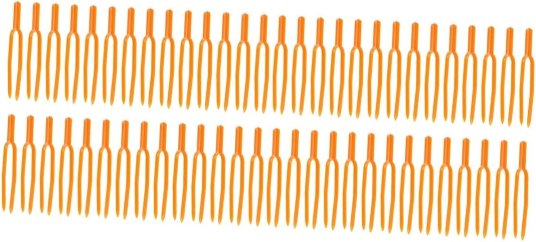 CIMAXIC 2Sets Plastic Plant Clips Fastening Vines Clamps Gardening Fixing Clips Supplies Plant Ties 200Pcs*2 image number 1