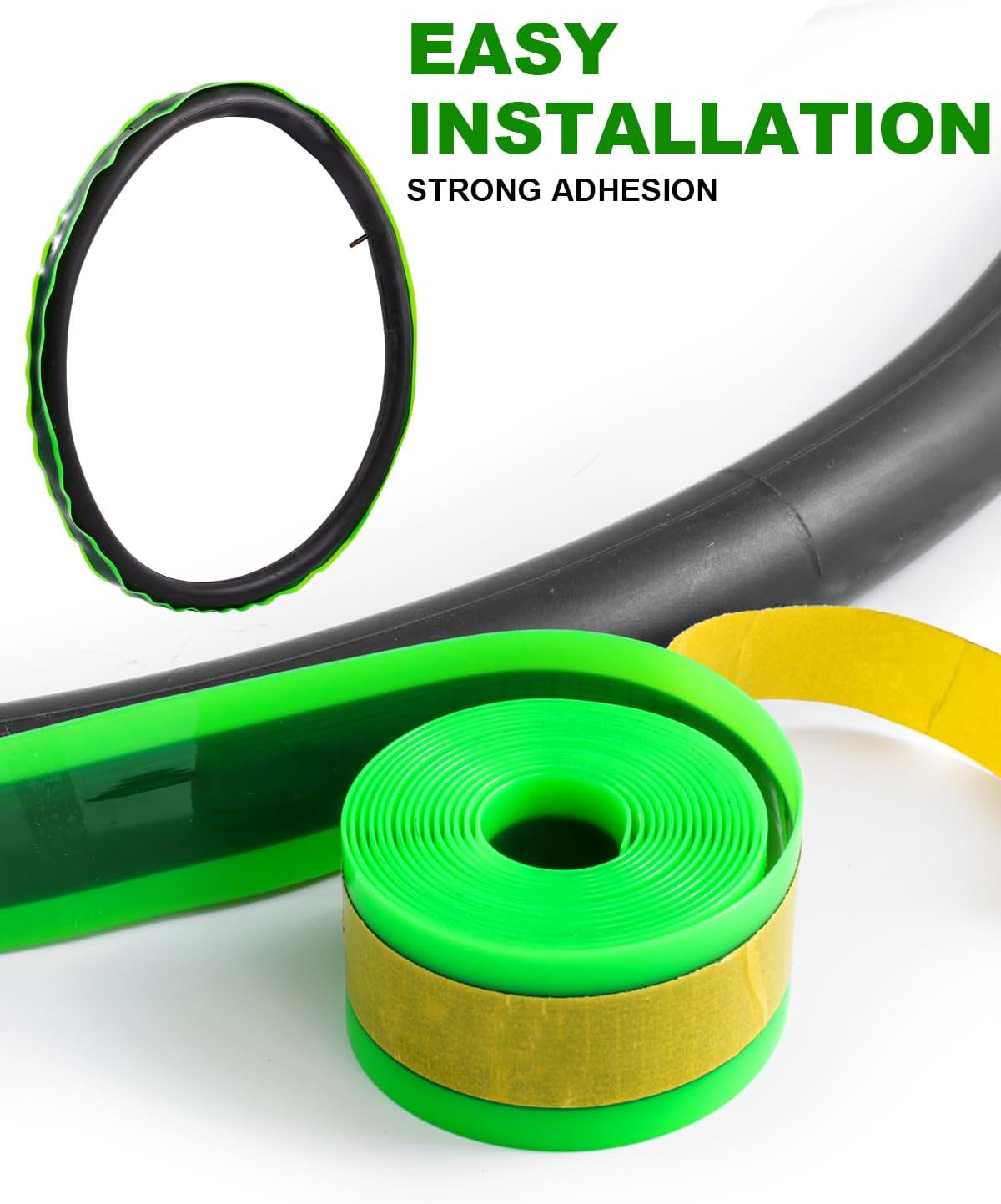 Julai Bike Tyre Liners, Mountain Bicycle Tube Flats Self-Adhesive Protector Puncture Free Compatible with 20 24 26 28 29 image number 1