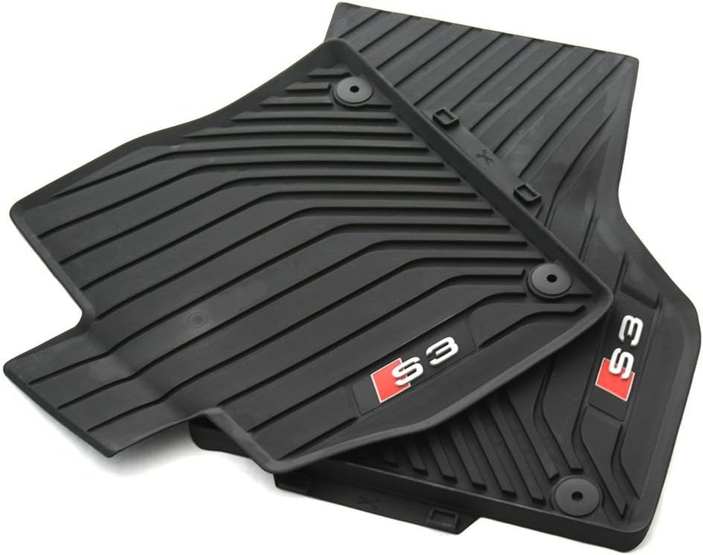 Audi 8V1061221B041 All-Weather Front Floor Mats Black image number 2
