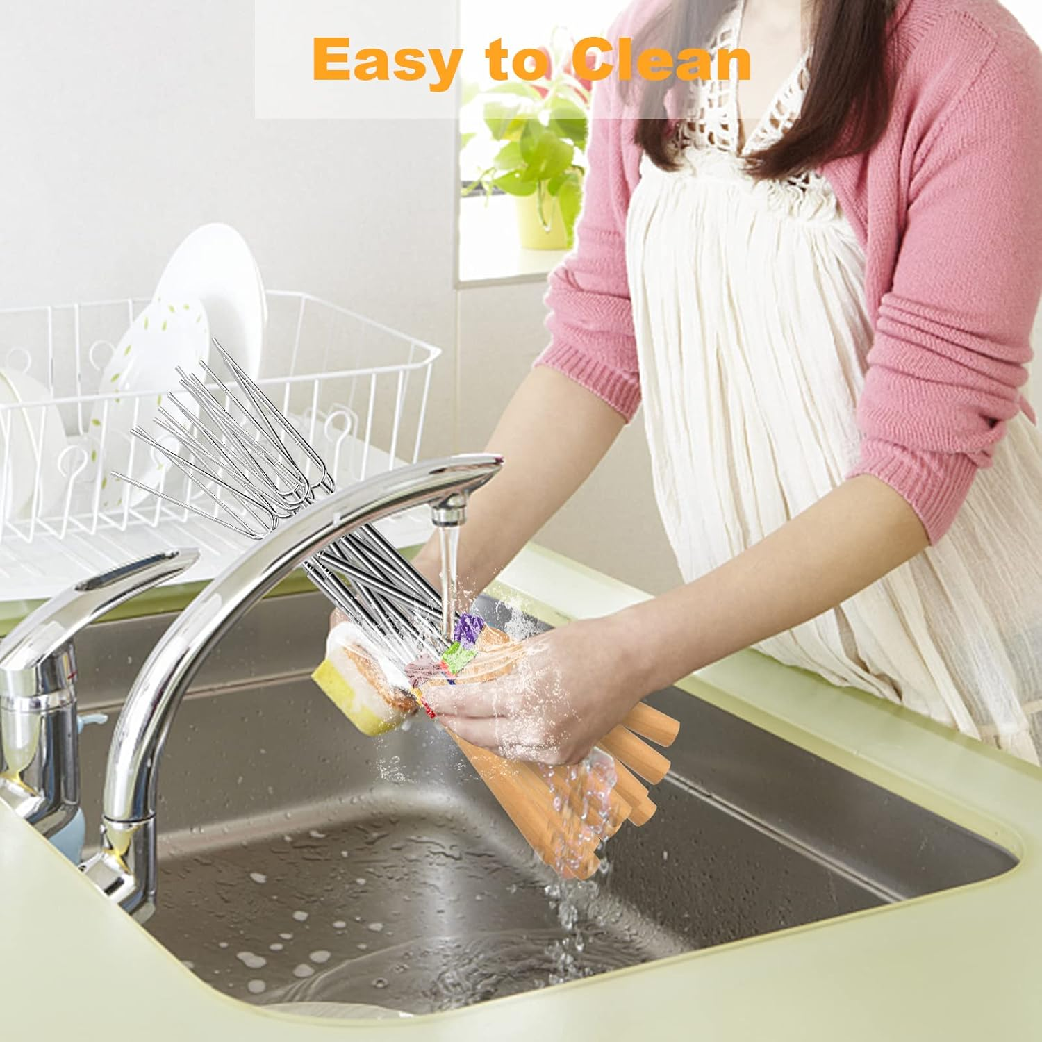 10 Pcs Marshmallow Roasting Sticks for Fire Pit Long 32Inch, Smores Sticks Skewers, Smores Kit for Fire Pit, Premium Telescoping Hot Dog Roasting Sticks for Campfire Accessories outside Camping VOPTON image number 1