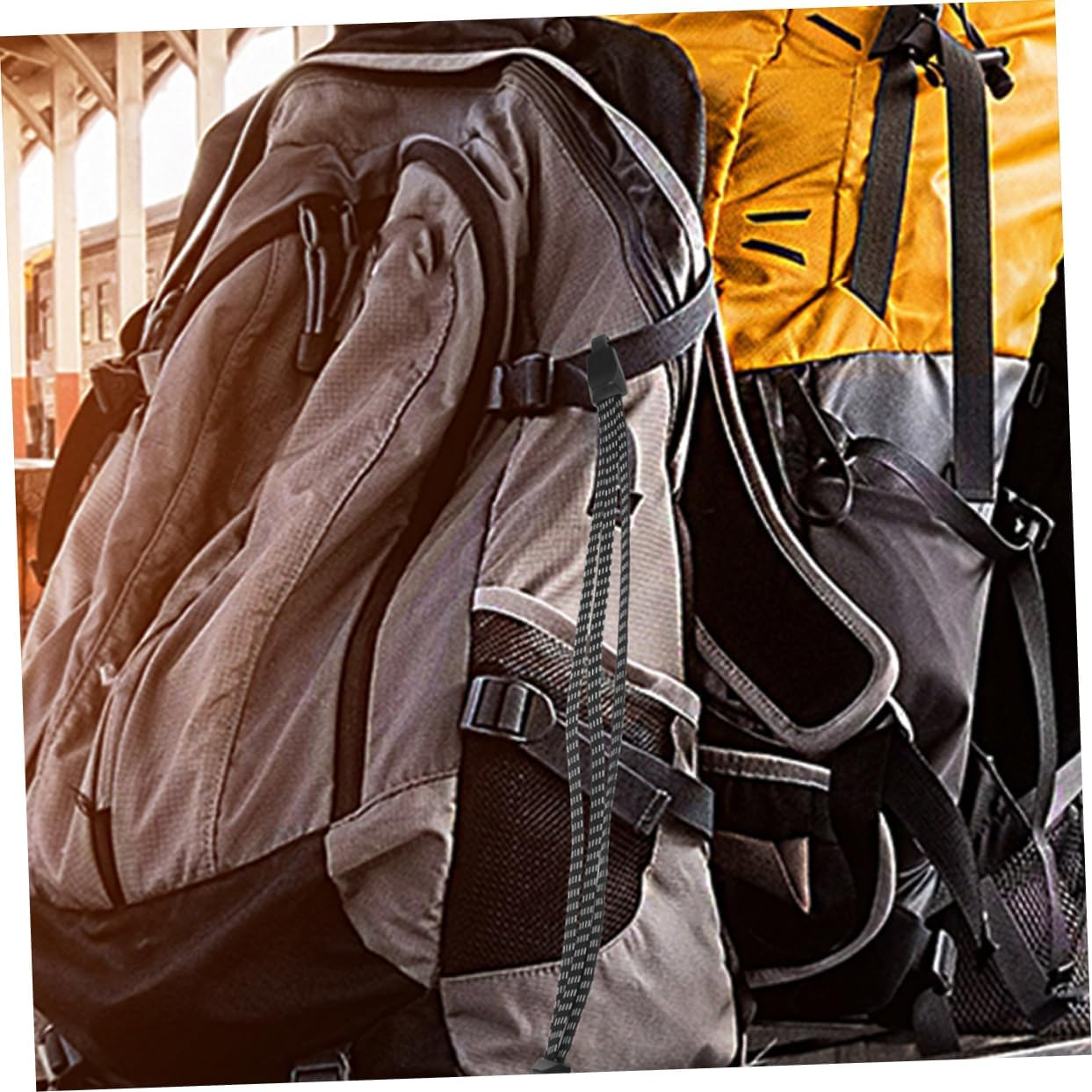 CORHAD 2Pcs Luggage Straps Suitcase Straps Belts Camping Luggage Binding Quick Release Camping image number 6