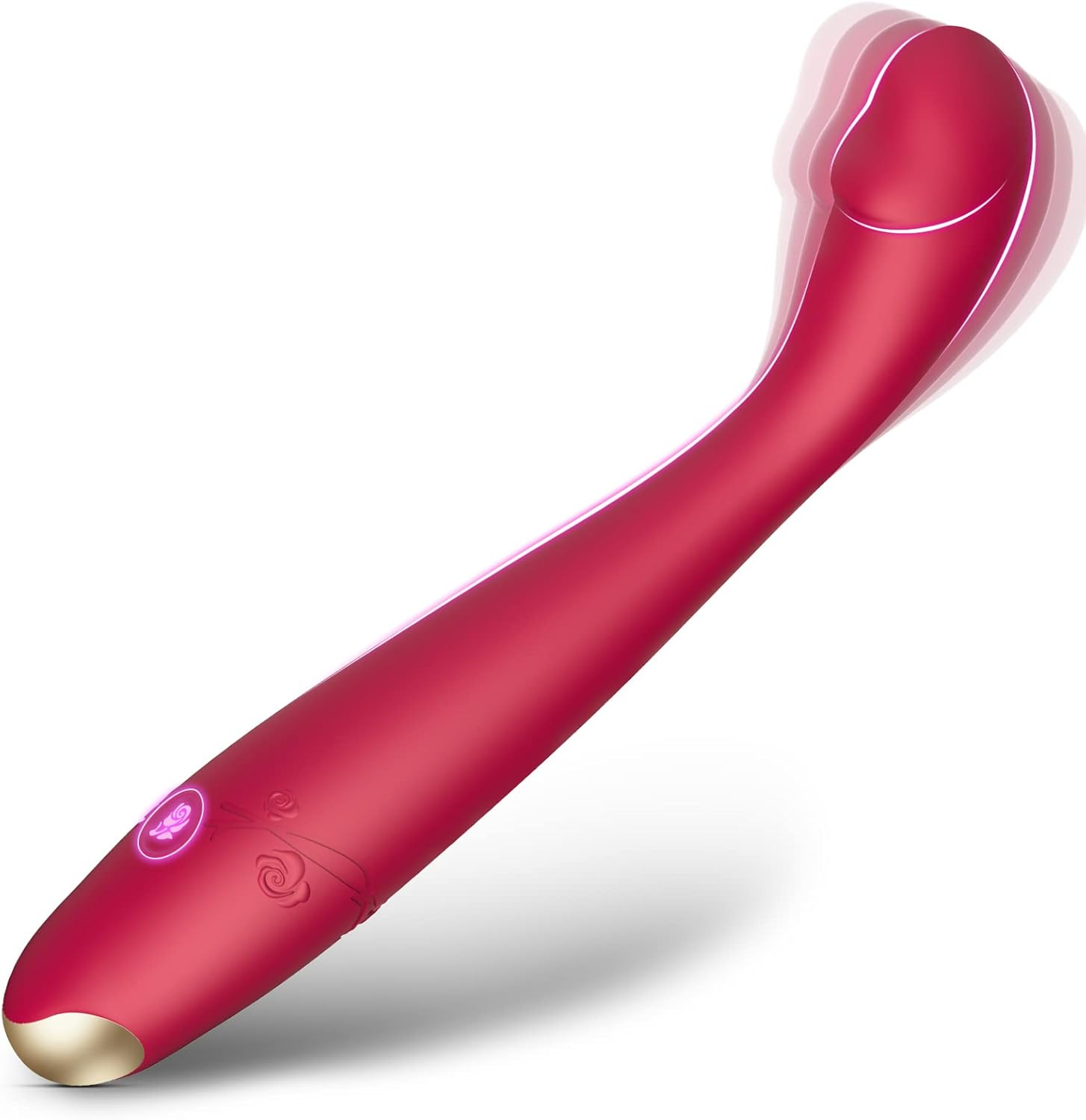 G Spot Vibrator Powerful Dildo - with 10 Vibration Modes & Heating Function, Bukinler Vibrating Personal Massager for Clitoris Vagina and Anal Stimulation, Clitoral Vibrator Adult Female Sex Toys & Game (Red) image number 1