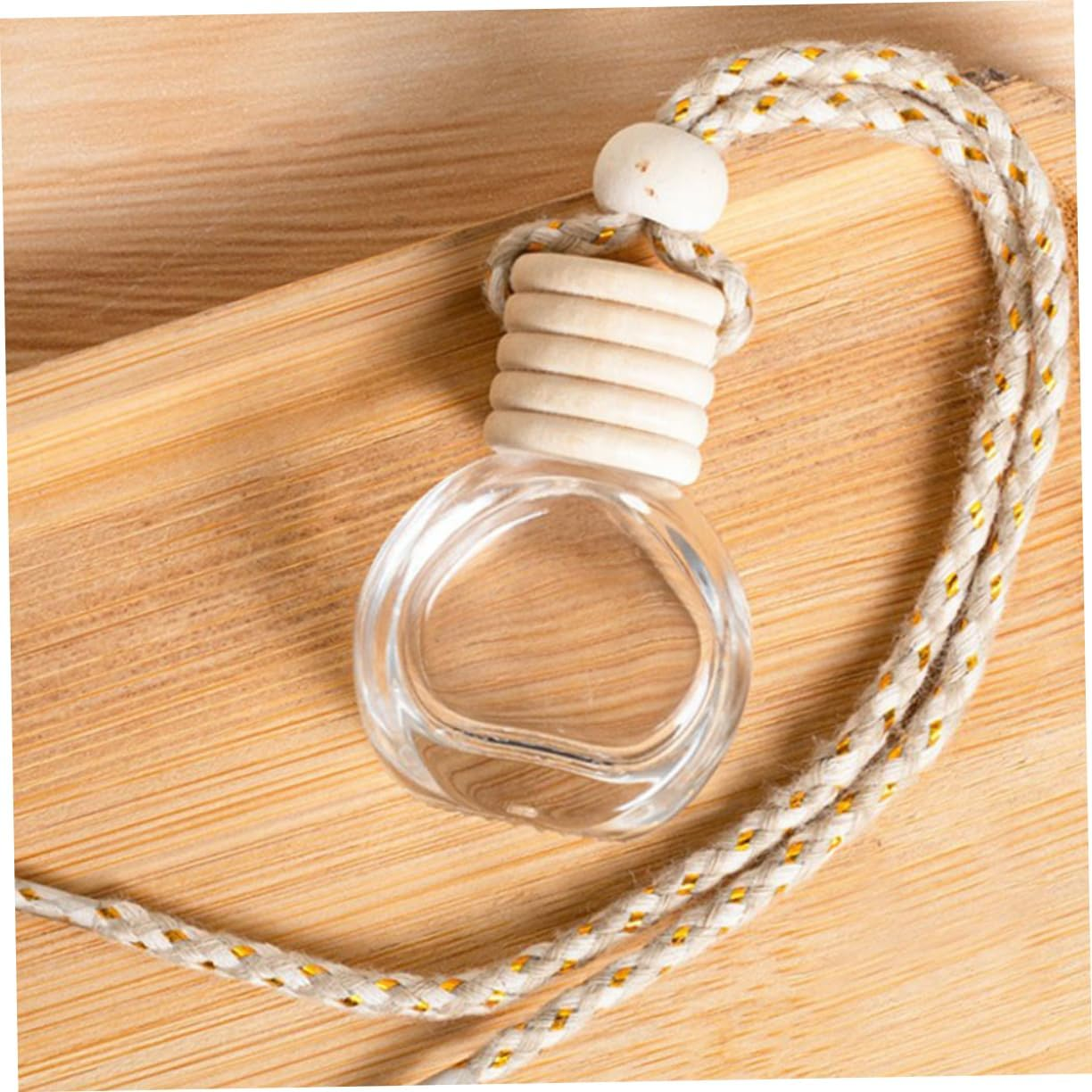 STOBAZA 4Sets Car Essential Oil Diffusers Air Freshener Oil Diffuser Hanging Perfume Bottles for Car 10Pcs*4 image number 6