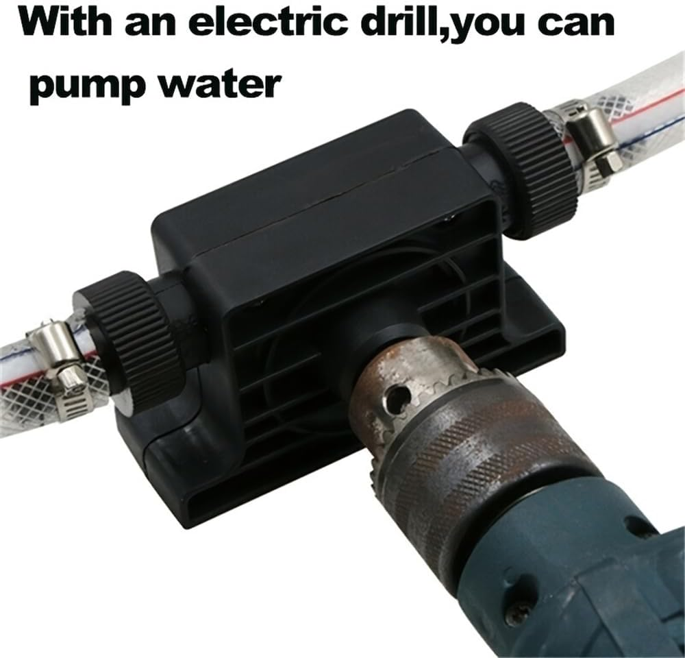 Mini Portable Electric Drill Pump: Self-Priming Hand Liquid Transfer Pumps for Diesels Oil Fluid Water Quick Speed image number 6