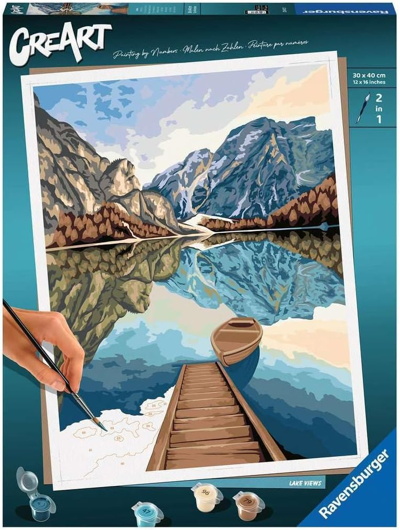 Ravensburger Creart - Malen Nach Zahlen 23612 - Lake Views - Ab 12 Jahren