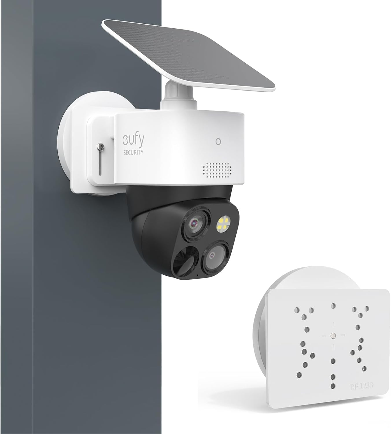 HOLACA Magnetic Mount Compatible with AOSU, ANSQUE, Cinnado, Eufy, Reolink, SEHMUA, Tapo Security Camera, Mount Bracket for Solar Security Camera (Camera NOT Included), White image number 4