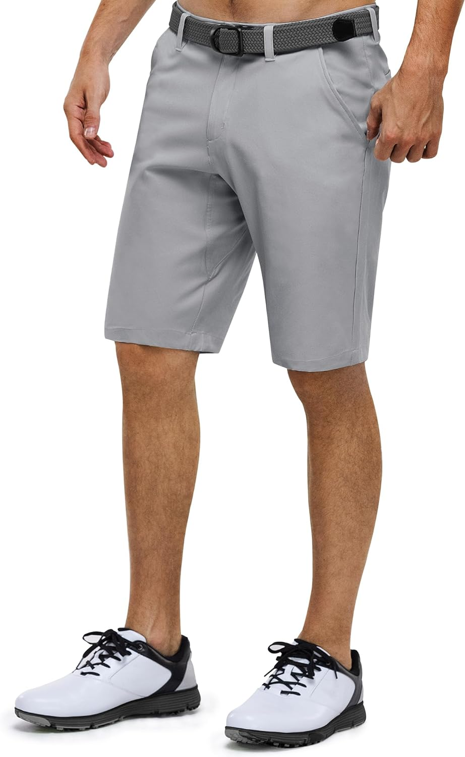 33,000Ft Men'S Golf Shorts Dry Fit, 11" Lightweight Quick Dry Golf Stretch Bermuda Shorts Performance Casual Shorts with Pockets for Golf Travelling and Working image number 3