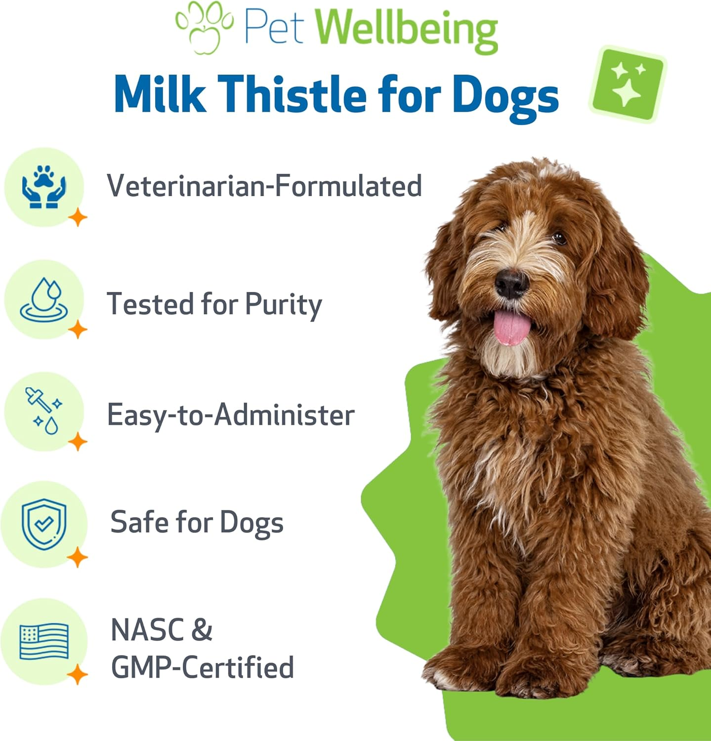 Pet Wellbeing - Milk Thistle for Dogs - Essential Detoxification Support for Canines with Liver Dysfunction (4 Ounce) image number 2