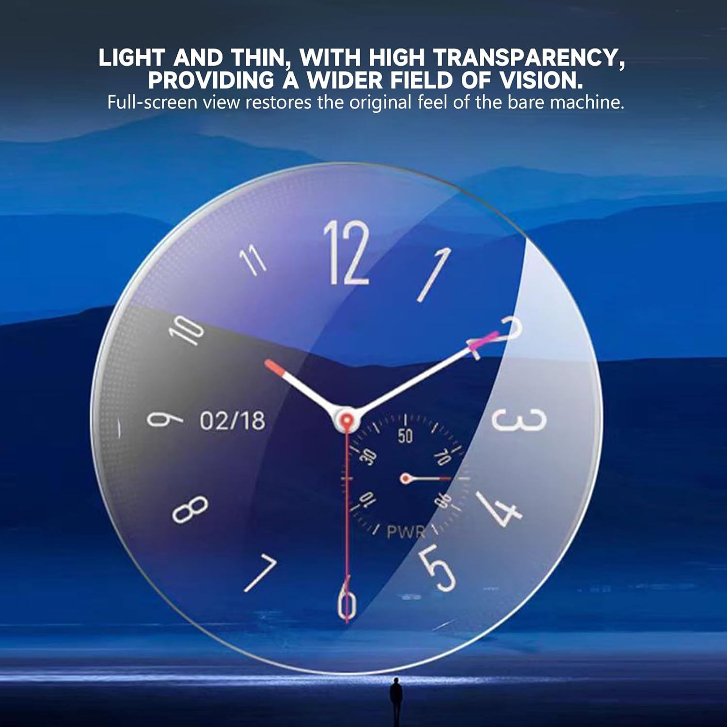 Agwenkui 2 Pack Screen Protector for Samsung Galaxy Watch Ultra - Protector for Samsung Watch with 9H Tempered Glass Full Cover Clear Guard Installation Alignment Frame (Easy Positioning Design) image number 4