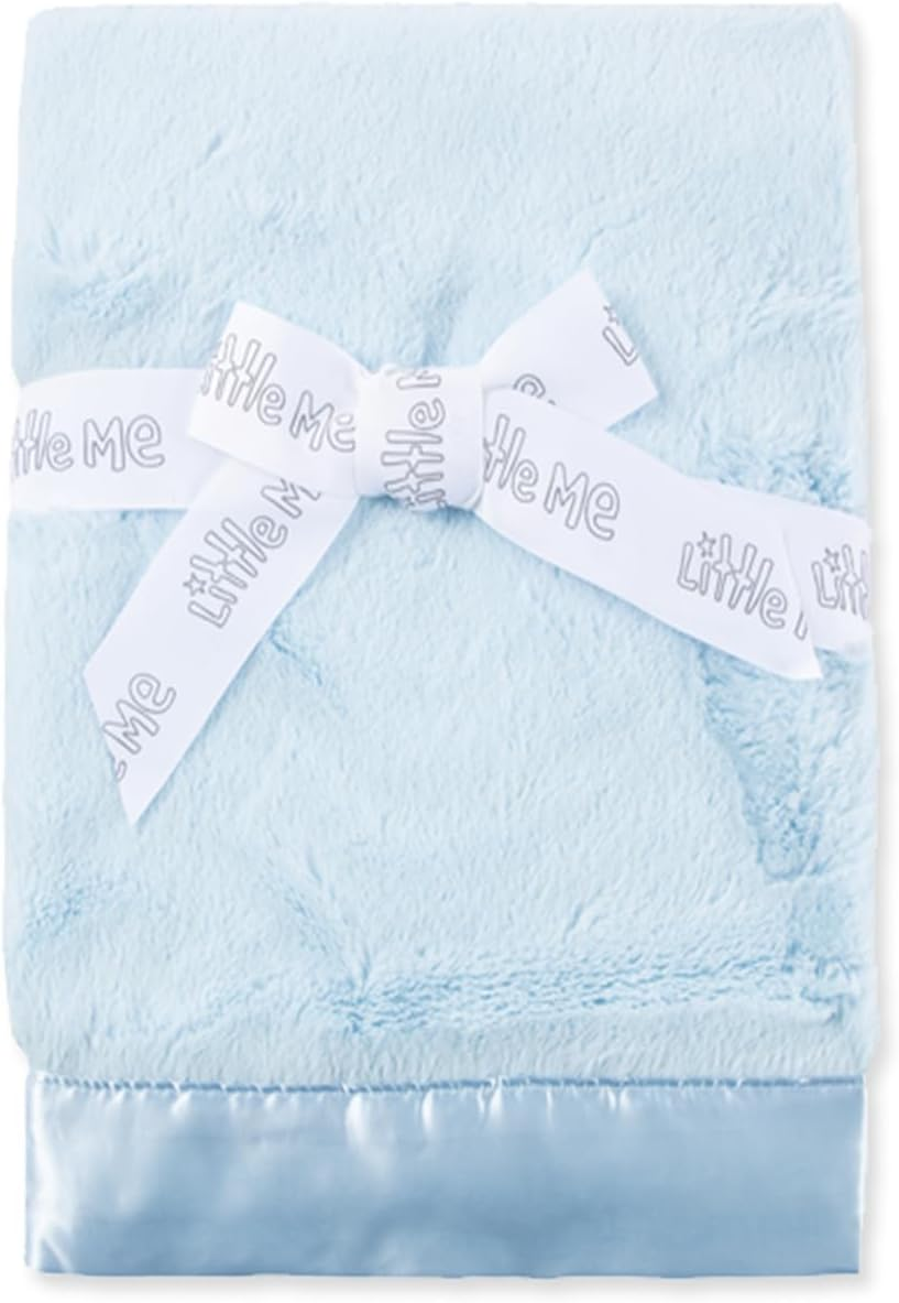 Little Me Blankets for Baby, Plush Swaddling Receiving Blanket, 30 X 27 Inches image number 6
