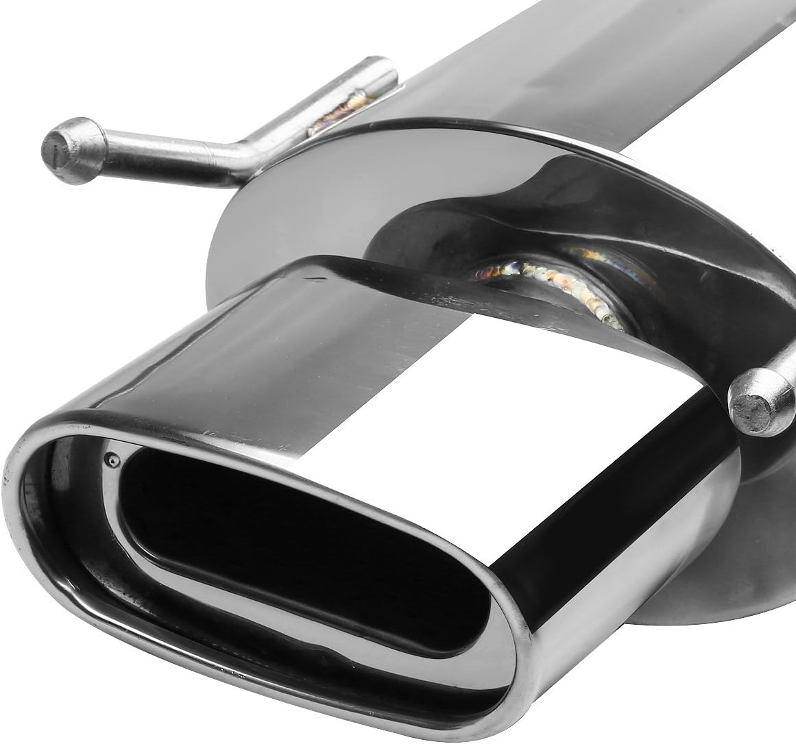 DNA MOTORING CBE-MU-TCA07 Stainless Steel Cat Back Exhaust System [Compatible with 07-11 Camry 4-Cyl] image number 2