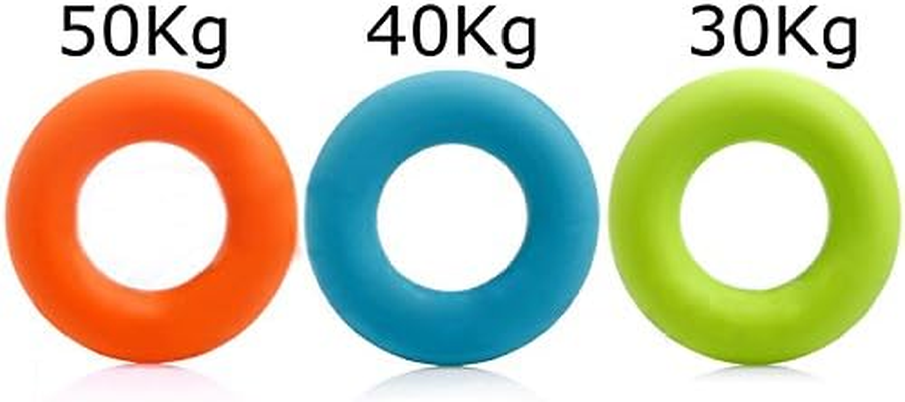 2X 5Pcs Power Hand Grip Forearm Gripper + Finger Stretcher Trainer for Home Gym Use image number 6