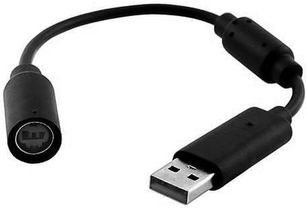 Labriciyon 1Pc Black USB Breakaway,Accessories,Pc Cable Cord Adapter,Converter for Xbox 360 Controller,Xbox 360 Cables image number 1