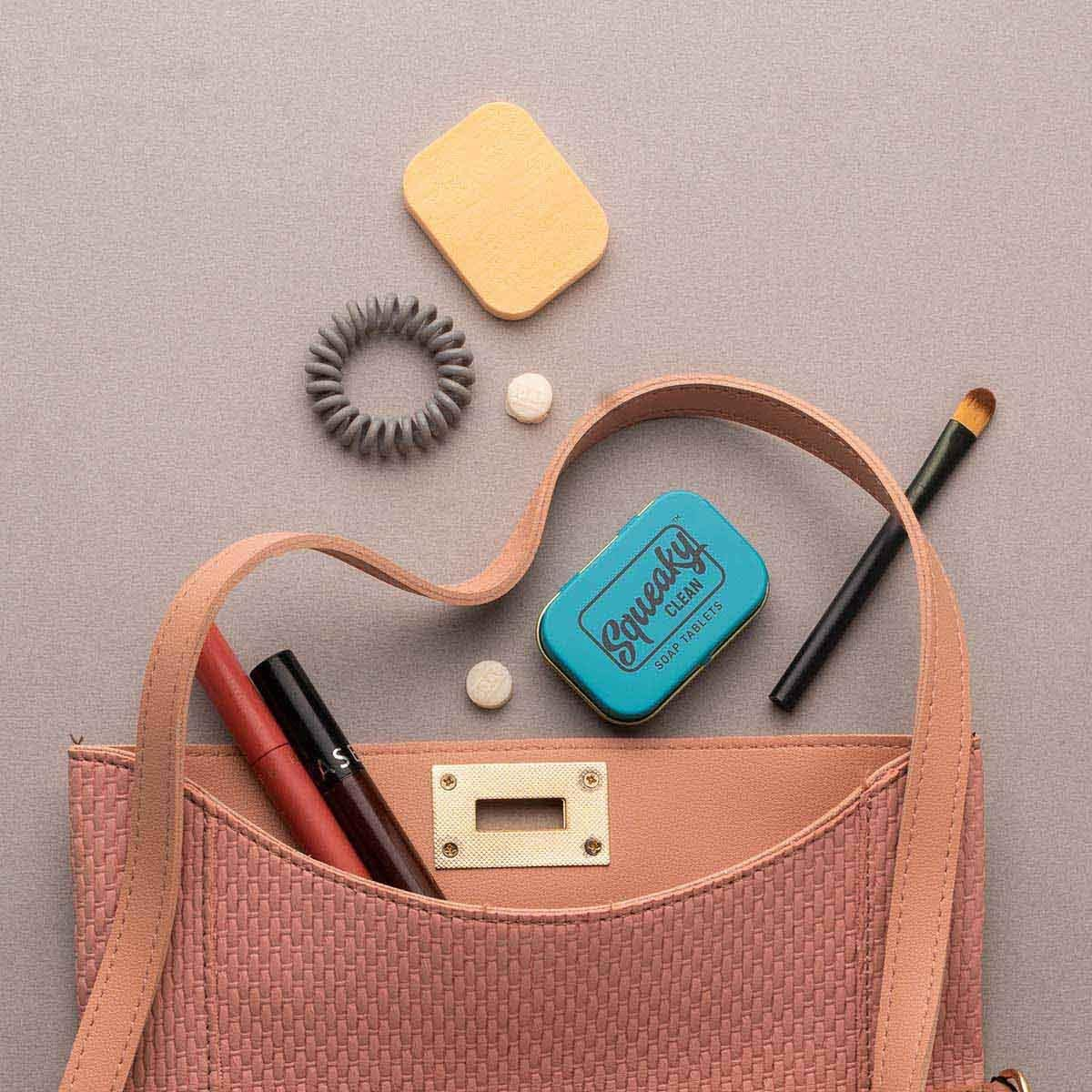 Squeakyclean Hand Made 30 Soap Tablets in Each Tin | Single Wash Hygiene Bar | Hand Soap Tablet | Convenient | Travel & Pocket Friendly | Combo of 3 Flavours image number 4