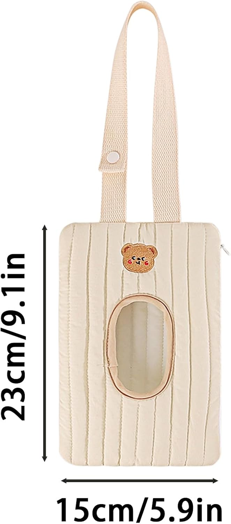 Baby Wipes Travel Case - Hangable Wipes Storage Container | Reusable Quick Refillable Portable Outdoor Travel Stroller Accessory for Girl Boy image number 4