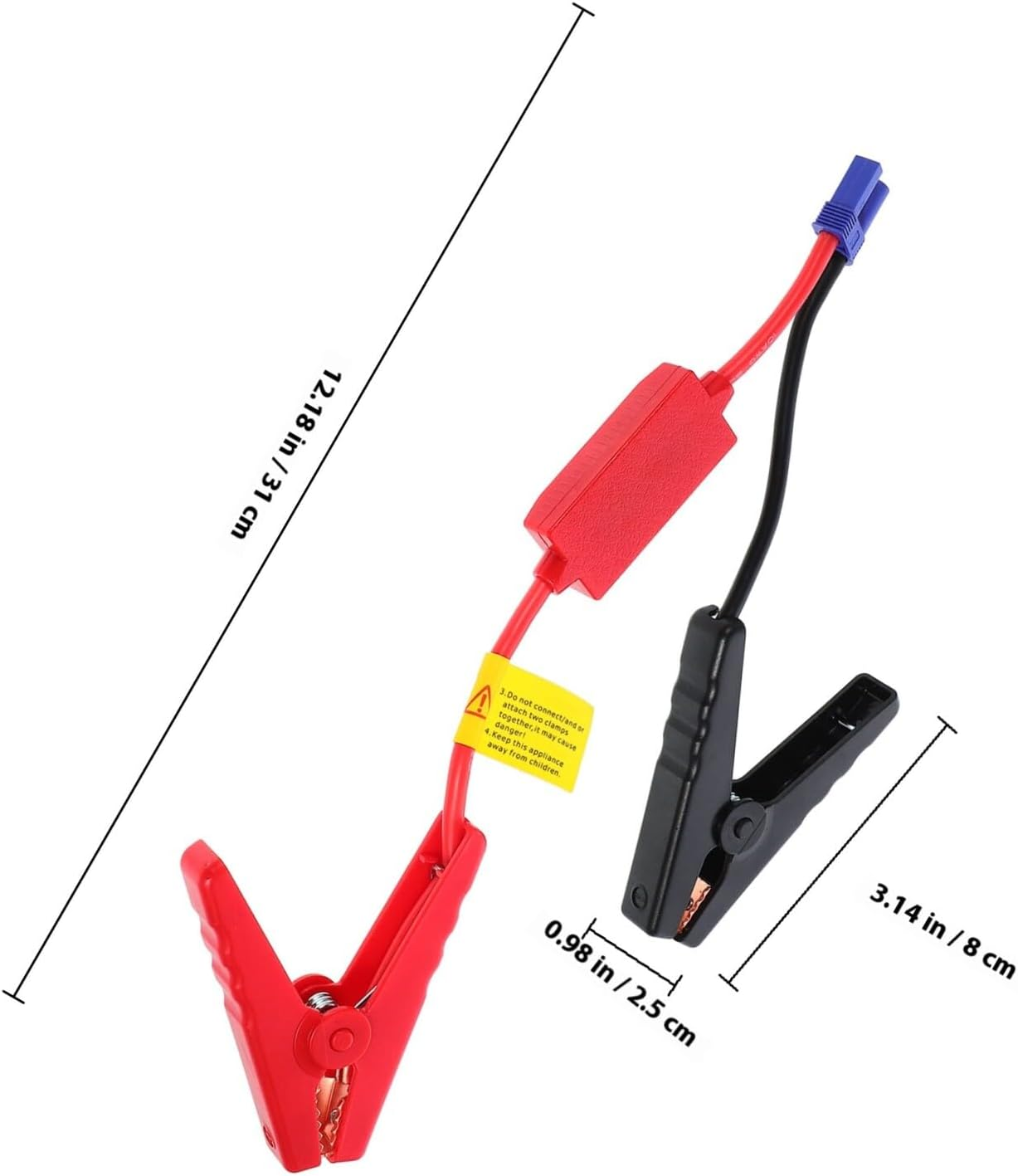 MUSISALY Car Jump Starter Clip Portable Battery Clamp with Safe Protection and Easy Carry for Vehicle Use image number 1