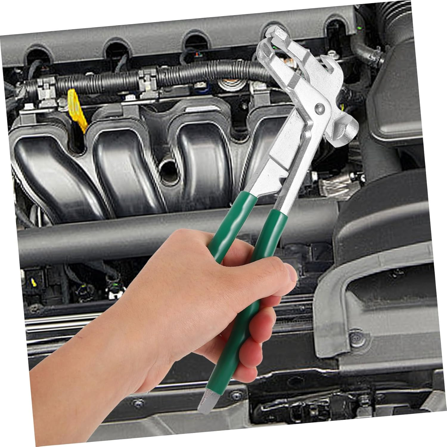 PLAFOPE Heavy Duty Wheel Weight Pliers Tire Balancing Tool for Clip-On Weights Car Accessory and Tire Repair Maintenance in Automotive Workshop