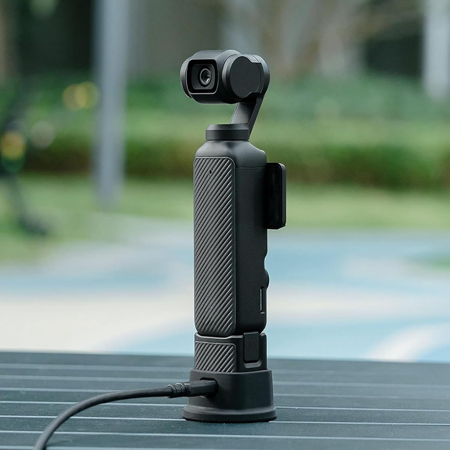 Stabilizer Base for OSMO Pocket 3, Non Slip Silicone Desktop Stand Holder for Pocket 3, Lightweight Camera Base Stand Handheld Camera Support Adapter image number 3