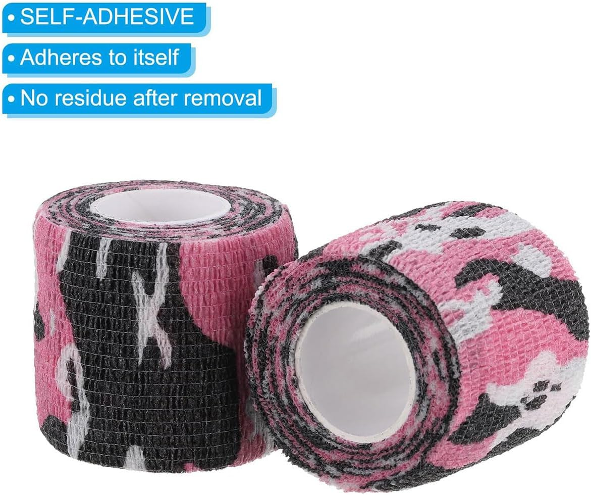 AIMALL Camouflage Self - Adhesive Elastic Bandage Set, 5Cm Width, 4.5M Length, Outdoor Sports Protection, Skin - Friendly, for Wrist/Ankle Support - 1 image number 3