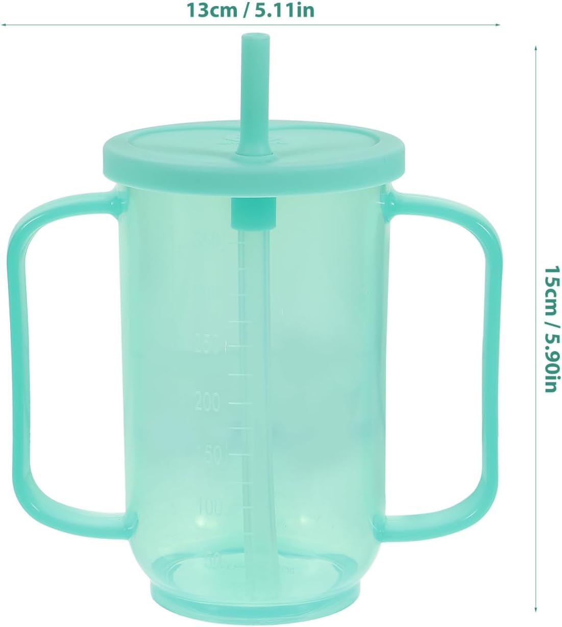 Unbreakable Drinking Cup Pill Cup Beverage Cup Mobility Cup Disabled Regulating Handicapped Feeding Cup Elderly Drinking Cup Spillproof Nosey Cup Upkout Elderly Easy to Clean Reusable Water Cup image number 5