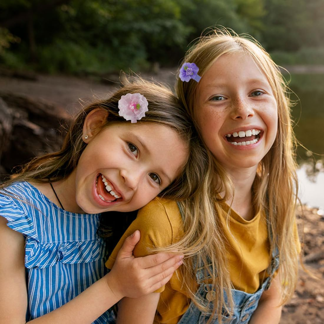 Pack of 10 Hair Bows Hair Clips for Girls, Cute Hair Clips Kids Hair Clips Girls Hair Accessories for Birthday Christmas Children'S Day Gift