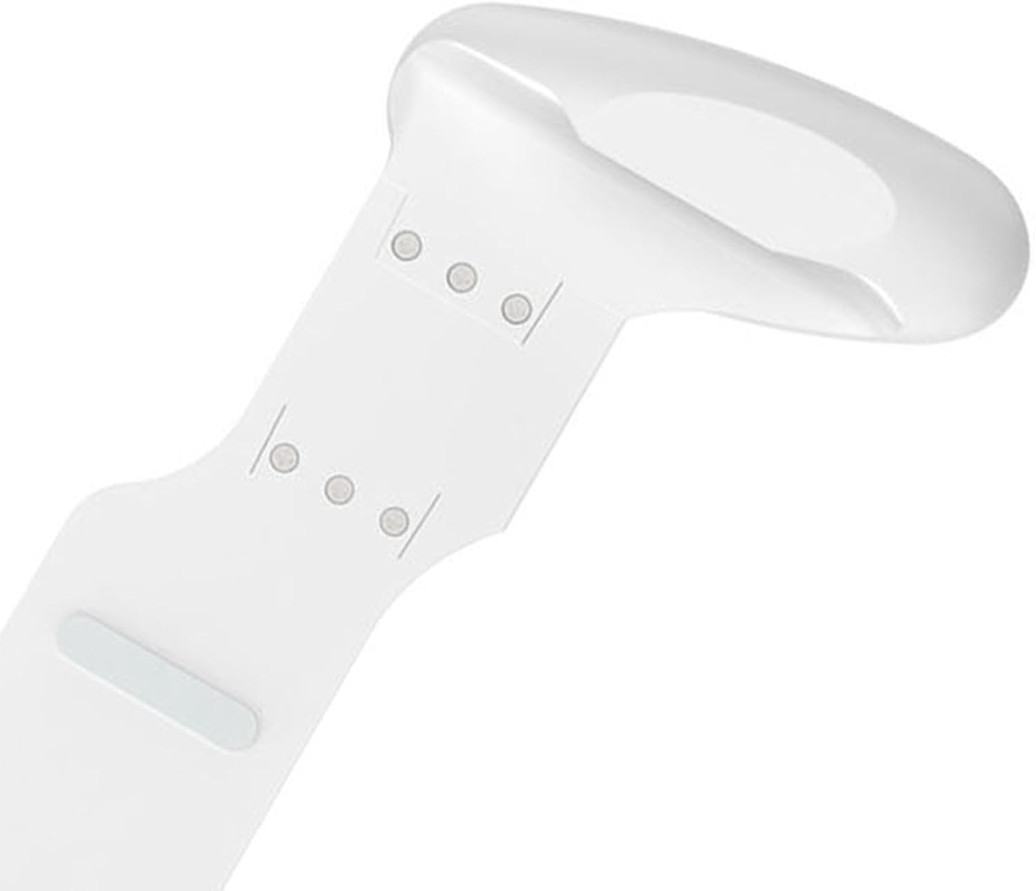 XUMIUZIY Grip Compatible with 2 (2025) / Oleds, Ergonomic Handle Grip for Game Console, Asymmetrical Design (White) - Black image number 2