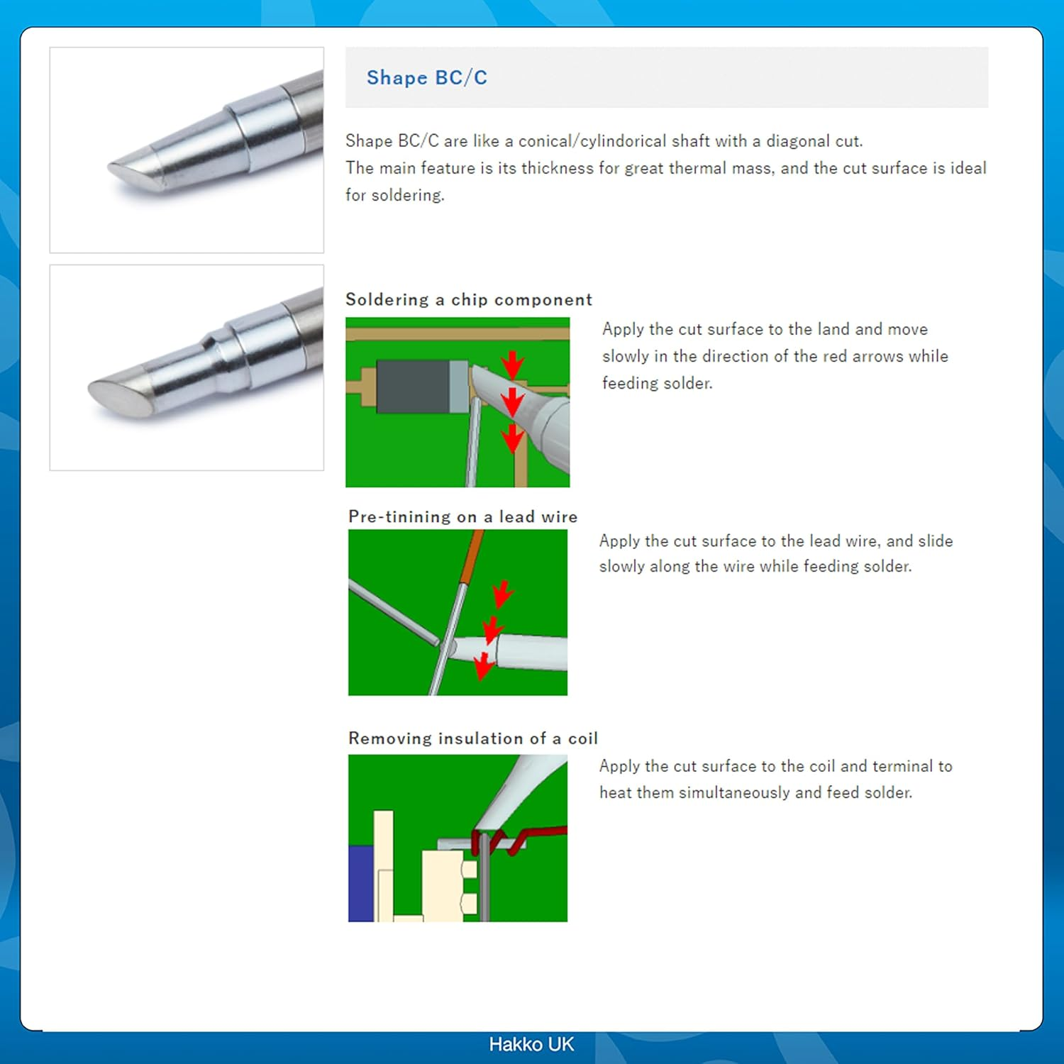 Hakko T15-C1 Soldering Iron Tip image number 3