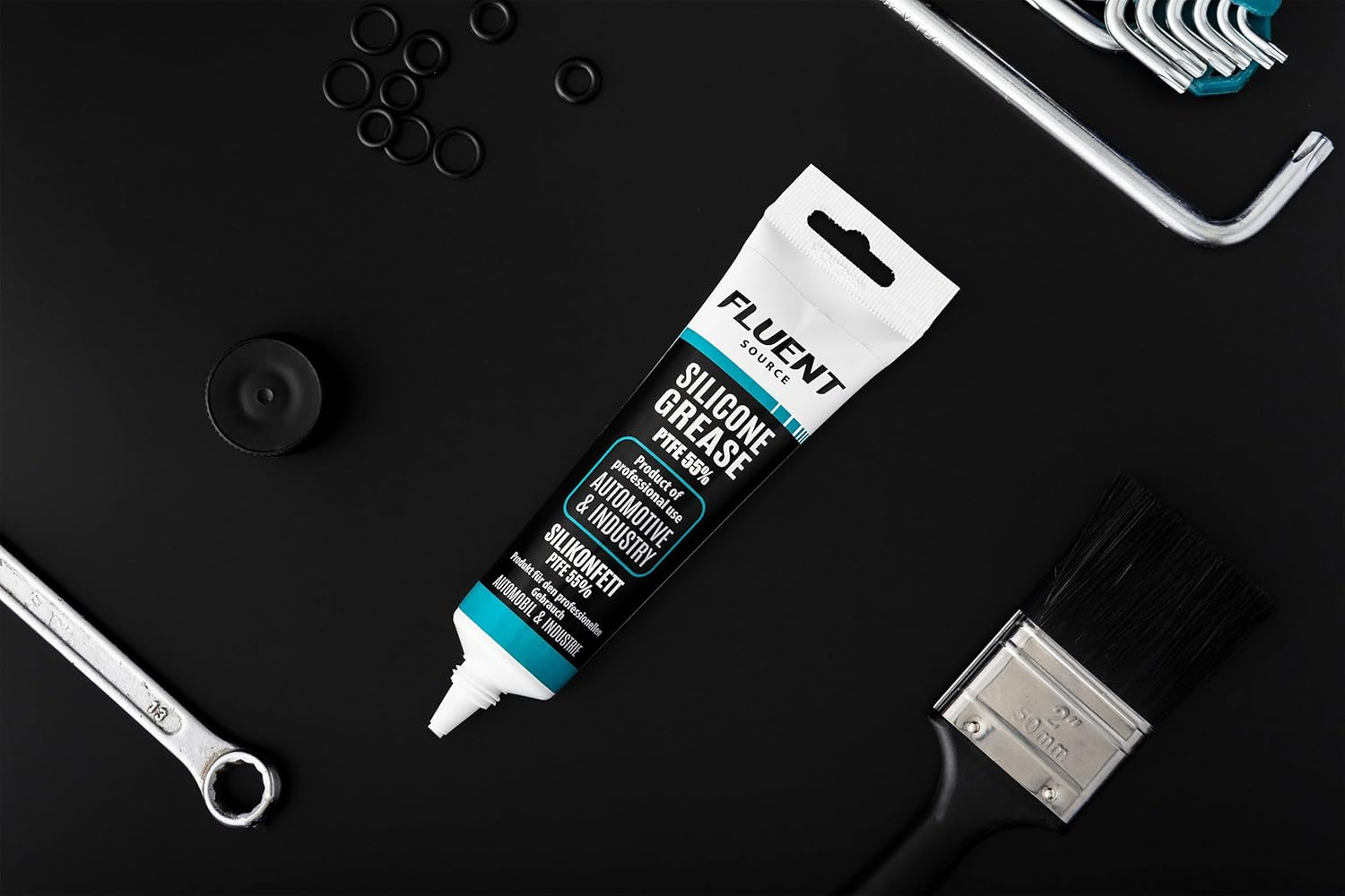 Silicone Grease with Addition of PTFE Powder 55% 100 Ml image number 3