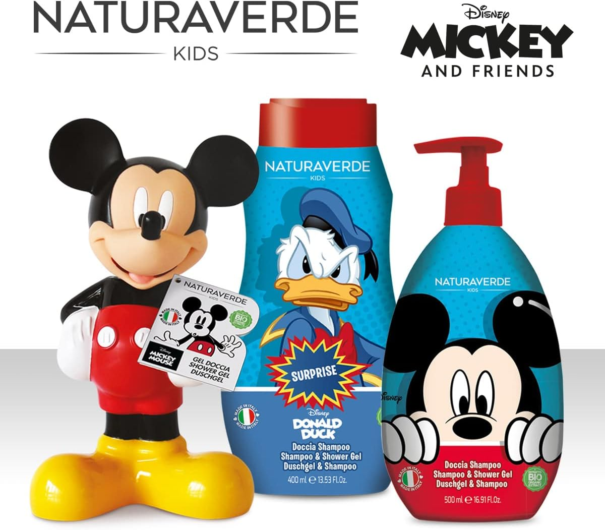 Disney Classic Mickey 3D Shower Gel 200 Ml image number 3